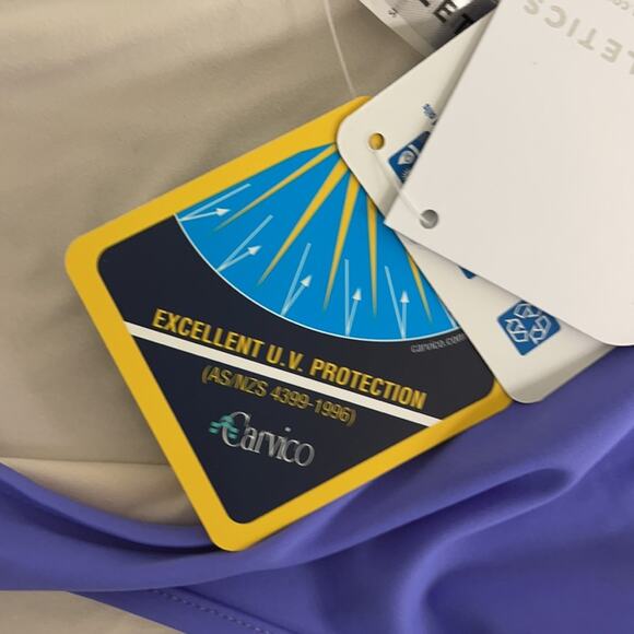 FABLETICS Swim Bajan Hipster Bikini Bottom Purple Athletic Beach Medium NWT - Picture 8 of 11